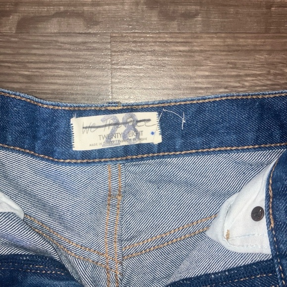 We the Free Free People: ultra wide leg high rise jeans size 28 - Picture 4 of 4